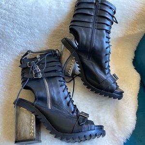 Jeffrey Campbell Leather Havana Last